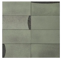 Ninefifty Set di 22 piastrelle verdi Inversi di Margherita Rui