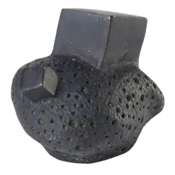 NIVA Design Set di 4 pomelli neri per porte Pietra #4 di Nicole Valenti