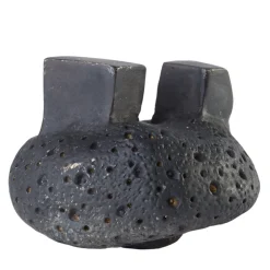 NIVA Design Set di 4 pomelli neri Pietra #1 di Nicole Valenti