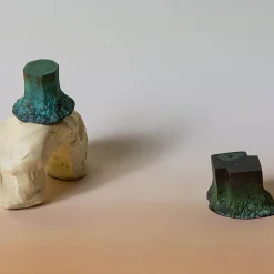 NIVA Design Set di 4 pomelli verdi per porte Solido #4 di Nicole Valenti