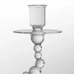 Simone Crestani Set di 2 Portacandele Trasparenti H₂O Bubble