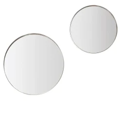 Alivar Set di 2 specchi da parete a LED Face To Face di Giuseppe Bavuso