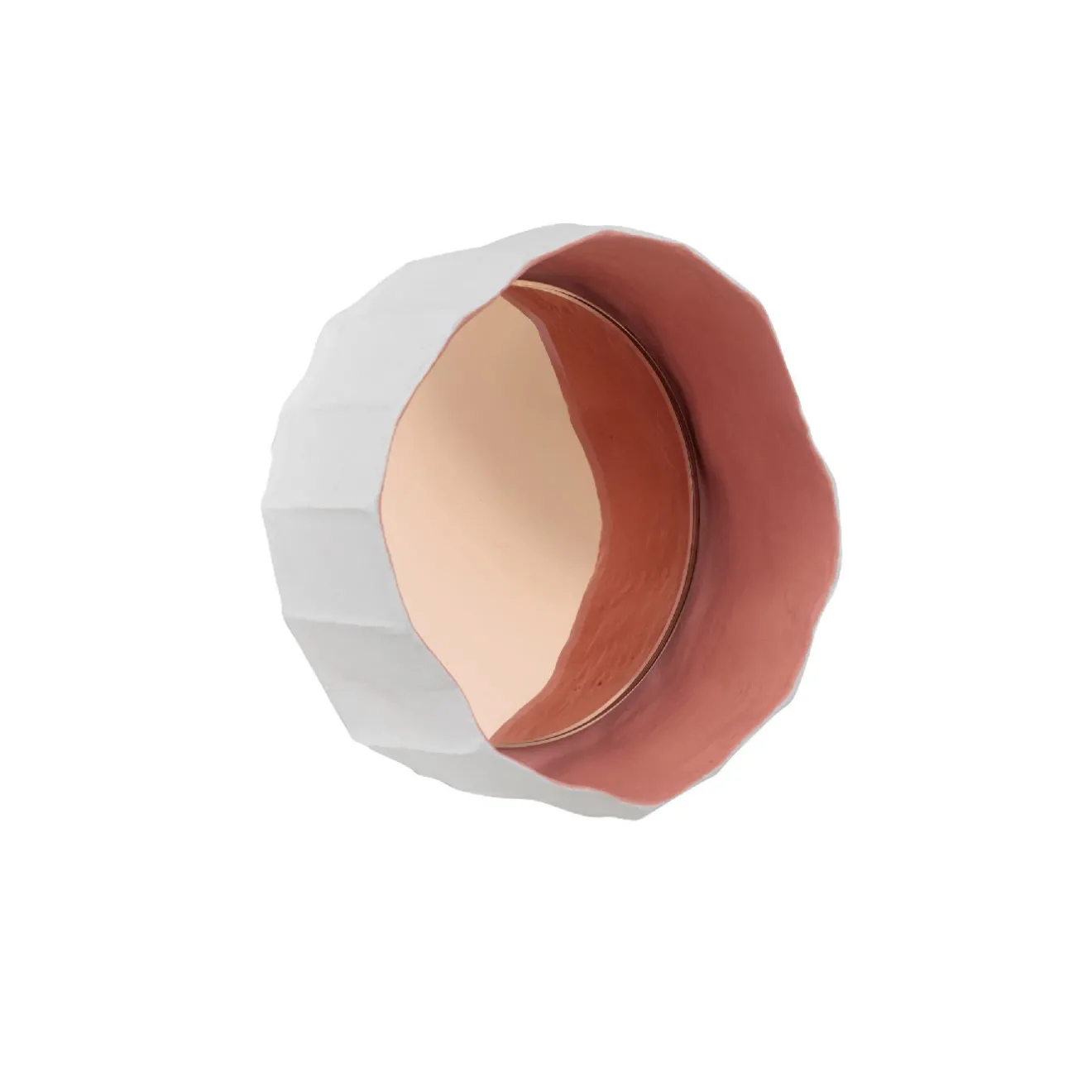 Paola Paronetto Set di 3 specchi Ninfea 12 Rosa