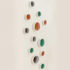 Paola Paronetto Set di 3 specchi Ninfea 12 Rosa