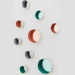 Paola Paronetto Set di 3 specchi Ninfea 12 Rosa