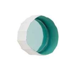 Paola Paronetto Set di 3 specchi Ninfea 12 Verdi