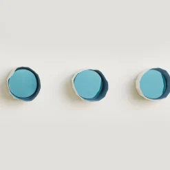 Paola Paronetto Set di 3 specchi Ninfea 12 Verdi