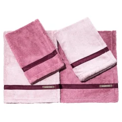 Alessandro Di Marco Set di asciugamani da bagno grandi - Rosa cipria antico