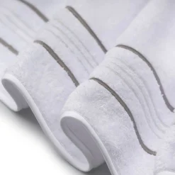 Jesurum Set di asciugamani da bagno Bourdon bianchi