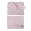 Alessandro Di Marco Set di asciugamani da bagno grandi - Rosa cipria