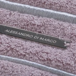 Alessandro Di Marco Set di asciugamani da bagno grandi - Rosa cipria