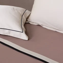 Alessandro Di Marco Set di biancheria da letto estiva - Fango