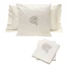 Giorgio Collection Set di biancheria da letto e cuscini beige #1