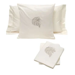 Giorgio Collection Set di biancheria da letto e cuscini beige #1