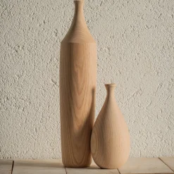 Andrea Celestino Set di bottiglie scultoree in legno #1