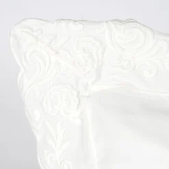 Mastro Raphael Set di lenzuola e due federe ricamate in avorio Dune Merveille