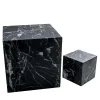 FiammettaV Home Collection Set di oggetti decorativi fermalibri in marmo nero Marquina