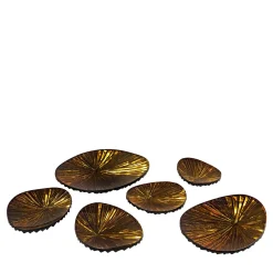 Ghirò Studio Set di sei centrotavola in cristallo Oasi