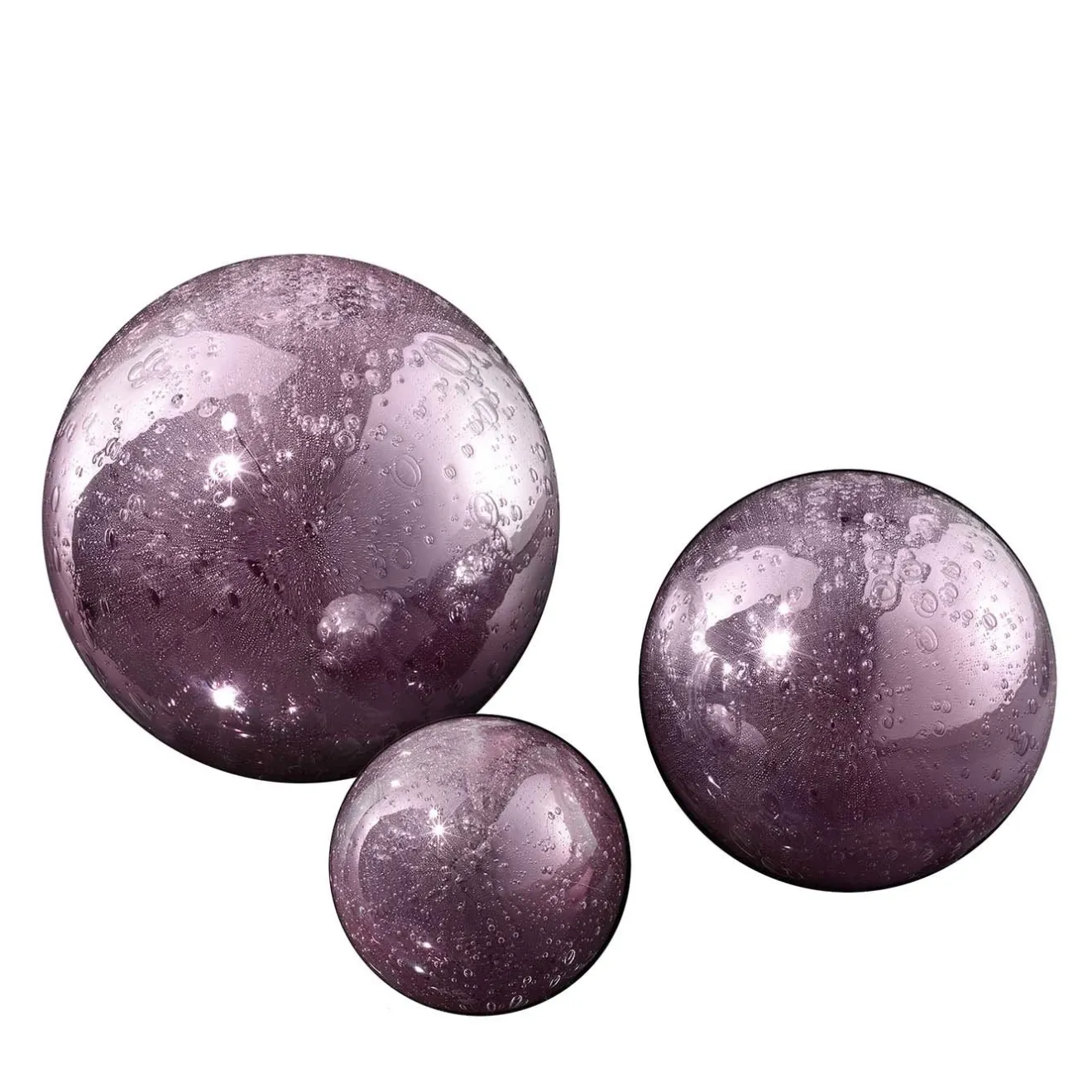 Fornace Mian Set di tre sculture rotonde Sfere