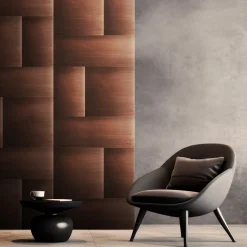 Favel Sintesi Set di 4 piastrelle in rame brunito satinato