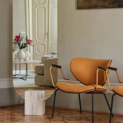 Black Tie Specchio a figura intera rivestito in tessuto Tìam