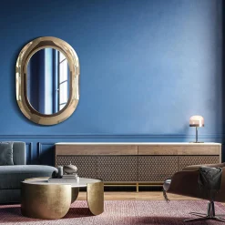 Esadesign Specchio Agapi in bronzo