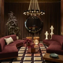 Esadesign Specchio Calliope in bronzo