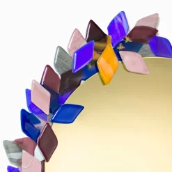 Vetrofuso Specchio da parete Arco di Serena Confalonieri