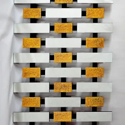 Extroverso Specchio da parete decorativo Cometa di G. Ventura