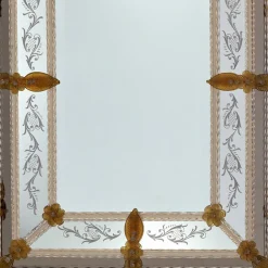 Fratelli Tosi Specchio da parete in vetro di Murano Toronto