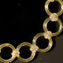 Ongaro & Fuga Specchio da parete in vetro veneziano Anello