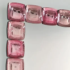 Fratelli Tosi Specchio da parete in vetro di Murano Rettangolo Rubino