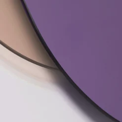 Giovanni Botticelli Specchio da Parete PERSONALE HER BIG Viola e Rosa