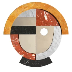 Salvatori Specchio da parete policromo Neighbors Circle