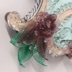 Fratelli Tosi Specchio da parete veneziano "London" in vetro di Murano