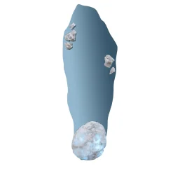 Francesco Maria Messina Specchio da pavimento B-15a