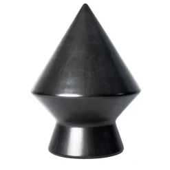 Studio Lievito Specchio da tavolo Nero 30 bucchero di e Maddalena Vantaggi