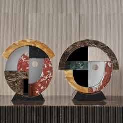 Salvatori Specchio da tavolo ovale policromo Friends