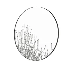 Ultramobili Specchio grafico con cornice in metallo Wildfield