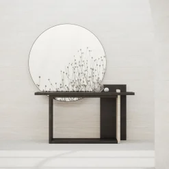 Ultramobili Specchio grafico con cornice in metallo Wildfield