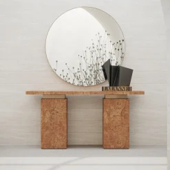 Ultramobili Specchio grafico con cornice in metallo Wildfield