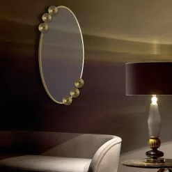 Villari Specchio ovale Dandelion