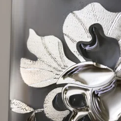 Melting Mirrors Specchio rettangolare da parete Arielle Argento