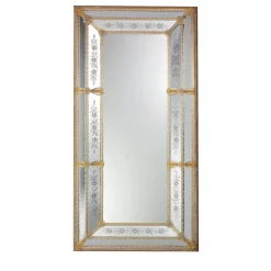 Fratelli Tosi Specchio rettangolare in vetro di Murano Da Mula