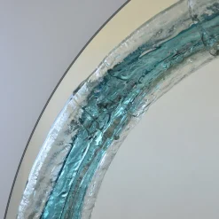 Atlasproject Specchio Rotondo in Cristallo Naias