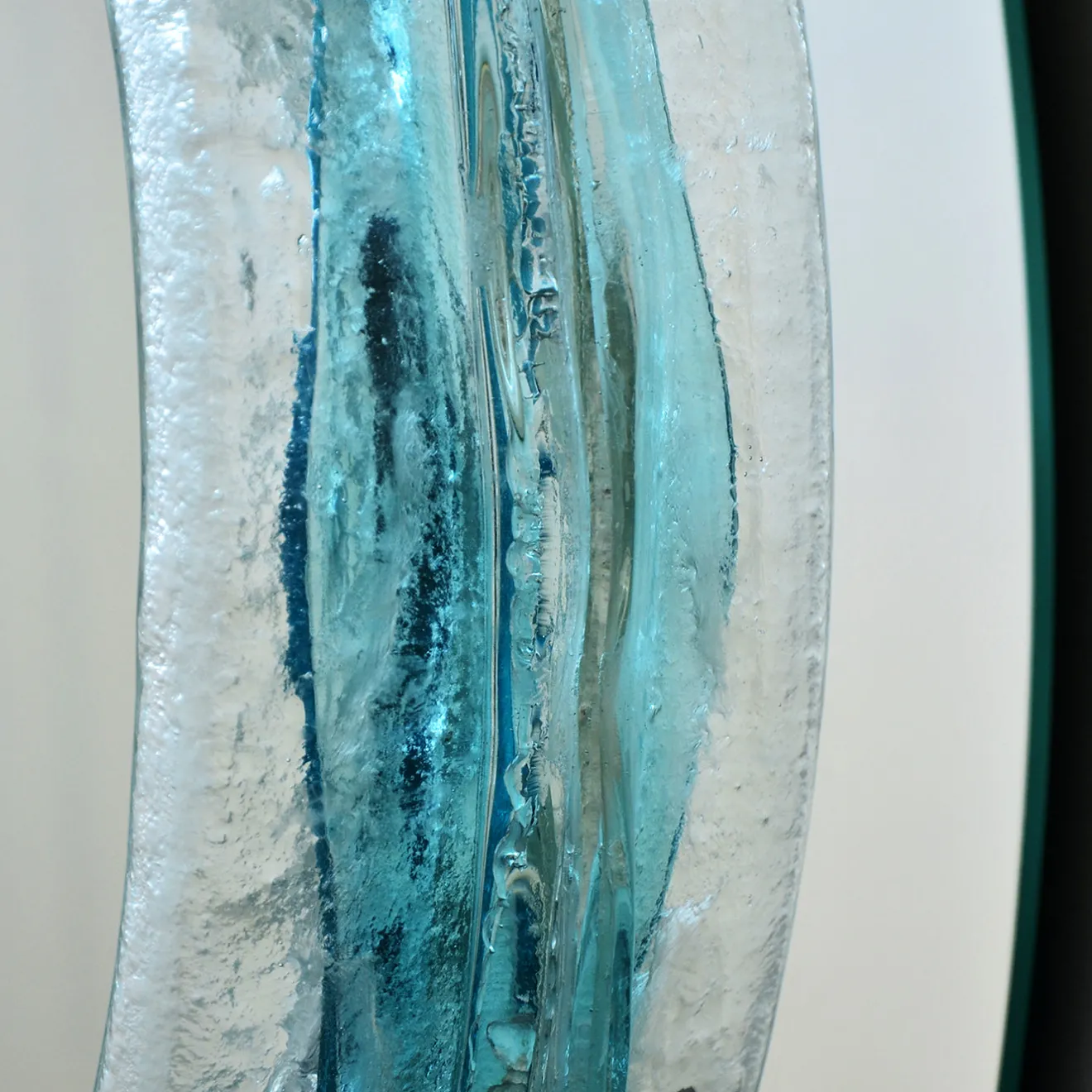 Atlasproject Specchio Rotondo in Cristallo Naias