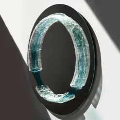 Atlasproject Specchio Rotondo in Cristallo Naias