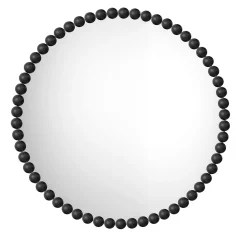 Ghidini 1961 Specchio rotondo piccolo nero Gioiello di Nika Zupanc