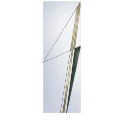 Atlasproject Specchio Via III con ottone spazzolato