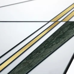 Atlasproject Specchio Via III con ottone spazzolato